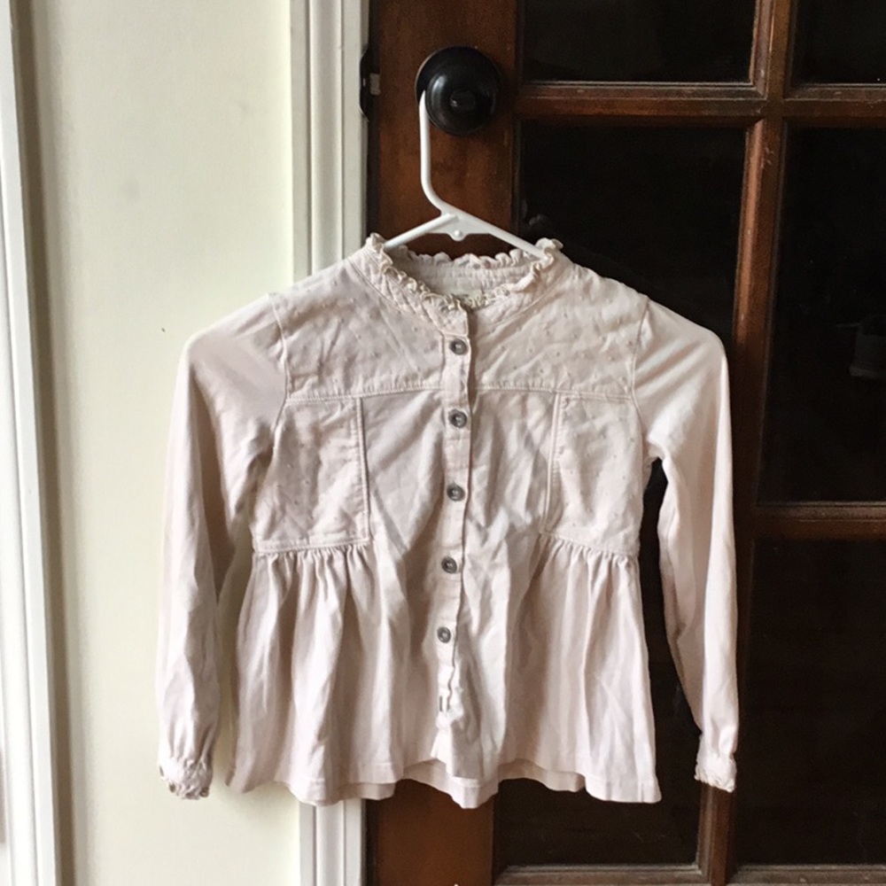 Matilda Jane cream shirt size 8